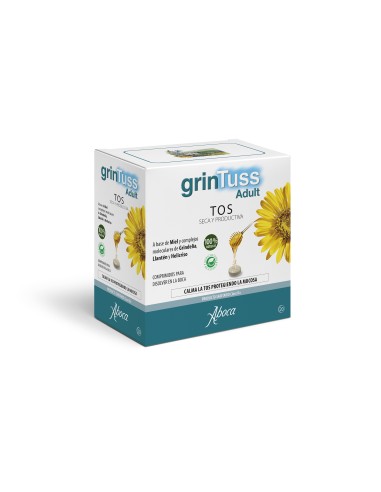 ABOCA Grintuss Adult Tos Seca y Productiva 20 Comprimidos