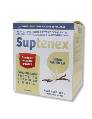 Suptenex vainilla 15 sobres 32 gr