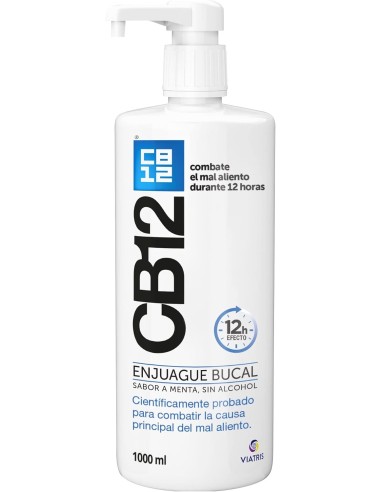 CB12 Enjuague Bucal Sabor Menta 1000 ml