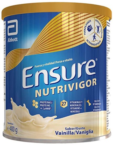 Ensure Nutrivigor Vainilla Lata de 400g