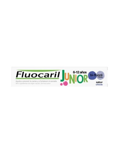 Fluocaril Junior Bi-fluoré Gel Dentífrico Sabor Chicle 75 ml