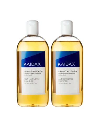 KAIDAX Duplo Champú Anticaída 2x500 ml 2ª Unidad 50%