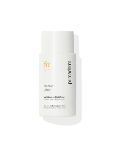 Primaderm XPERTSUN Urban Light Texture 50 ml Protector Solar Facial SPF50+ de Textura Ligera