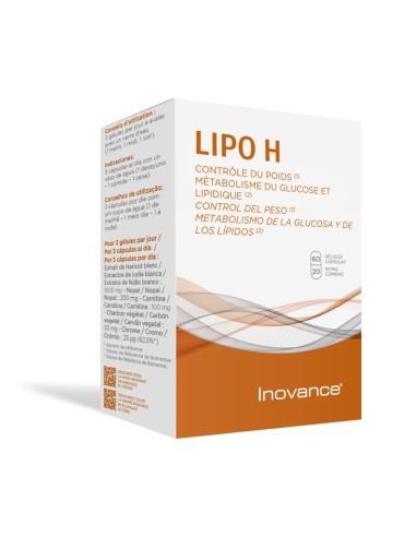 INOVANCE Lipo H Metabolismo 60 Cápsulas