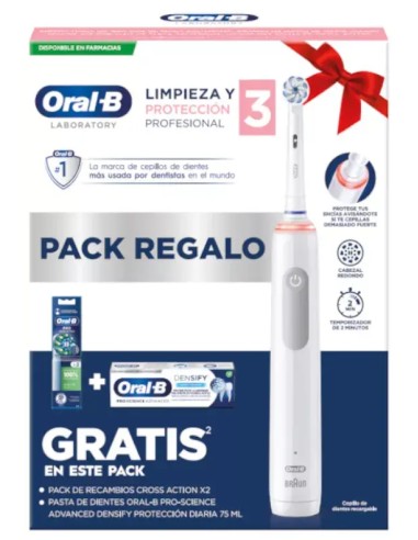 ORAL-B Pack Cepillo Dental Eléctrico Pro 3