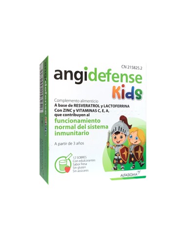 Angidefense Kids 12 Sobres sabor fresa