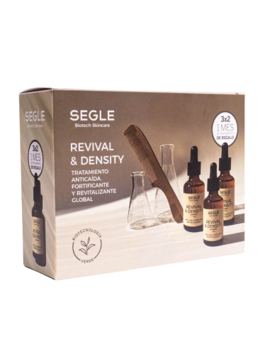 SEGLE Pack 3x2 Serum Tratamiento Anticaída Revival & Density 3x50 ml