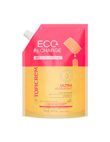 TOPICREM Recarga Ultra-Hidratante Aceite de Ducha 1000 ml