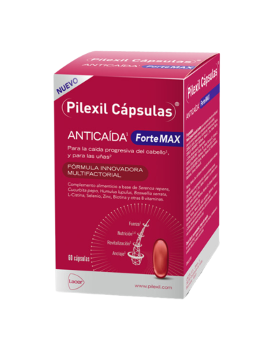 PILEXIL Acticaída Forte MAX 60 Cápsulas