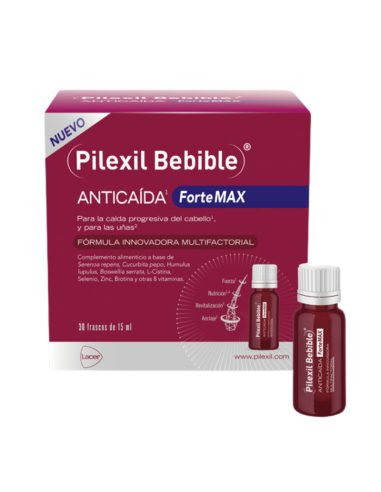 PILEXIL Bebible Anticaída Forte MAX 30 Frascos de 15 ml