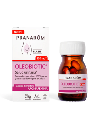 Pranarom Aromafemina Oleobiotic Vías Urinarias 15 Cápsulas