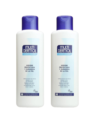 MULTIDERMOL Pack Jabón Líquido 750 ml 2ª Ud 50%