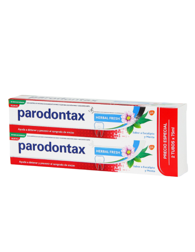 Parodontax Duplo Pasta Dentífrica Herbal Fresh 2x75 ml