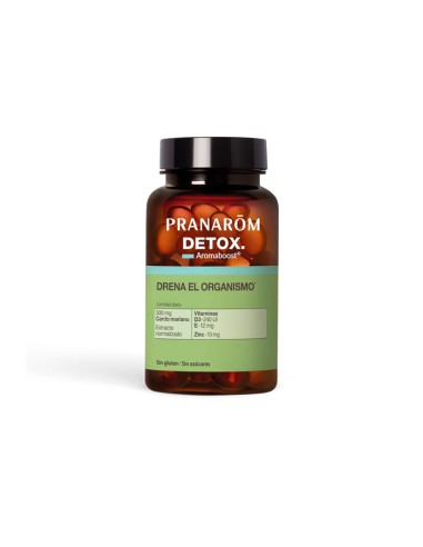 PRANAROM AROMABOOTS DETOX 60 CAPSULAS