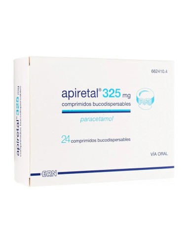 APIRETAL 325 mg 24 Comprimidos Bucodispersables