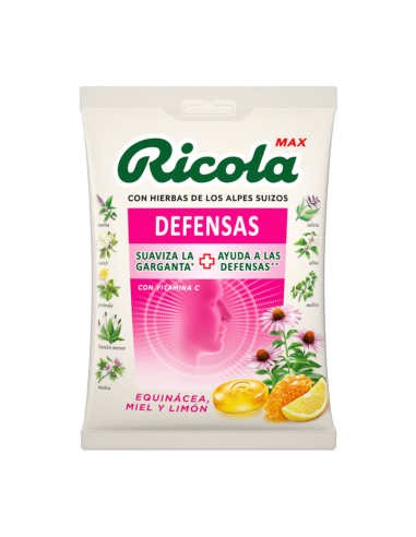 RICOLA Defensas Bolsa Caramelos Equinácea, Miel y Limón 70g