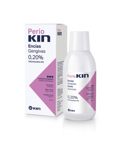 Perio Kin Enjuague Bucal 250 ml – Cuidado avanzado para encías y protección contra la placa dental