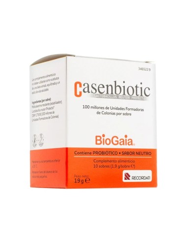 Casenbiotic Sabor Neutro 10 Sobres de 1,9g