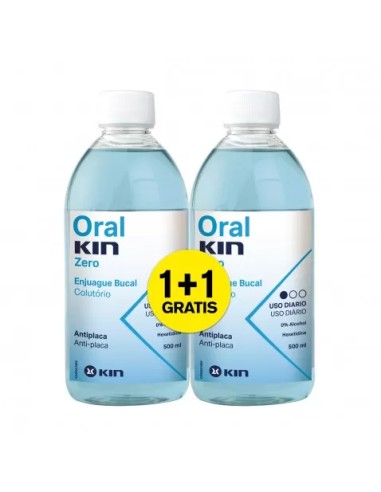 ORALKIN Pack Zero Enjuague 2x500 ml – Solución para encías saludables y frescura bucal todo el día