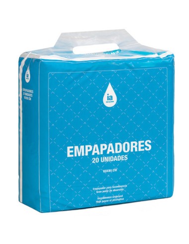 Interapothek Empapadores para Incontinencia 60x90 cm 20 Unidades – Protección absorbente para incontinencia