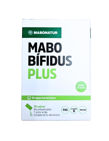 MABO Bífidus Plus 10 Sobres – Suplemento probiótico para mejorar la flora intestinal y la digestión