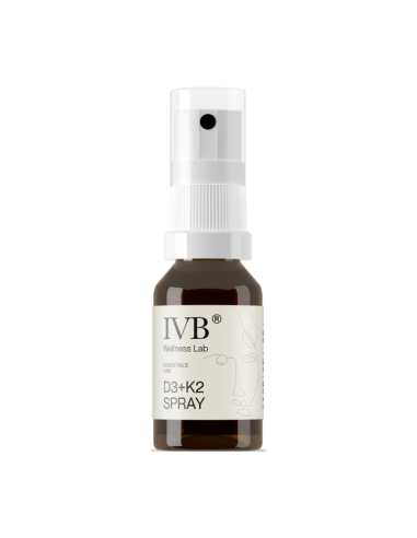 IVB D3+K2 Spray 15 ml – Suplemento en spray con vitamina D3 y K2 para mejorar la salud ósea y cardiovascular