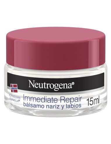 Neutrogena Bálsamo Reparación Inmediata Nariz y Labios 15 ml