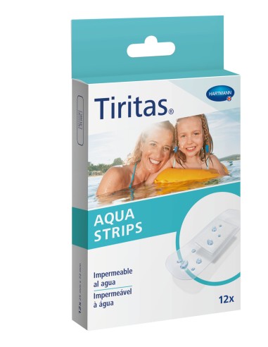 Tiritas Aqua Strips 12 Unidades de 25x72 mm