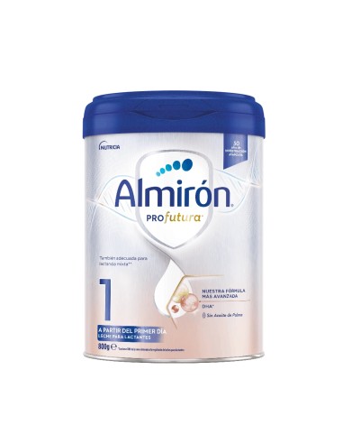 ALMIRON Profutura 1 Duobiotik 800g Leche infantil con prebióticos y nutrientes esenciales para su desarrollo