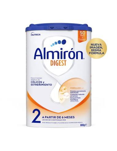 ALMIRON Digest 2 800g – Leche de continuación para bebés desde 6 meses, fórmula fácil de digerir con nutrientes esenciales