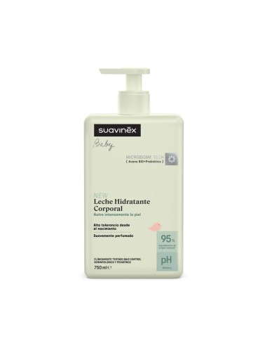 SUAVINEX Leche Hidratante Corporal 750 ml para Bebés y Niños con Piel Suave y Sensible