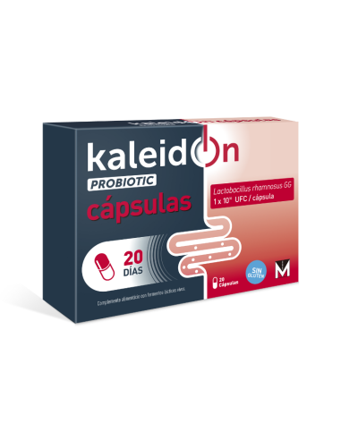 KALEIDON Probiotic 20 Cápsulas con Probióticos para Equilibrio Intestinal y Refuerzo del Sistema Inmune