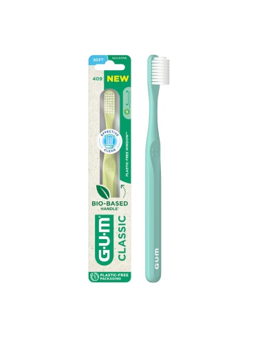 GUM Classic Soft Cepillo de Dientes Cuidado Dental Suave y Efectivo para Encías Sensibles