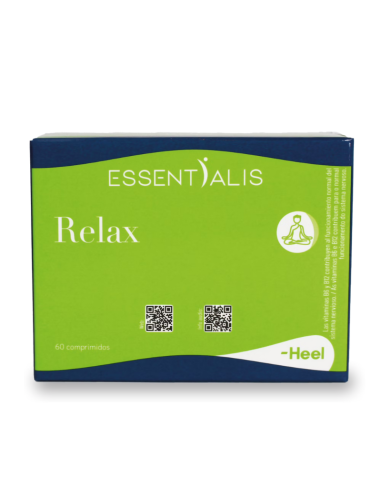 ESSENTIALIS Relax 60 Comprimidos Naturales para Reducir el Estrés y la Ansiedad