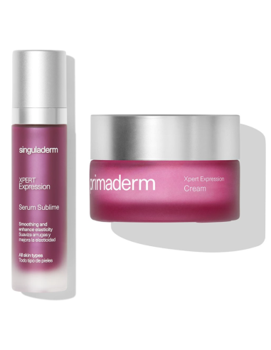 Primaderm Pack XPERT Expression Serum 50 ml + Crema Piel Mixta/Grasa 50 ml Antiedad para Líneas de Expresión e Hidratación