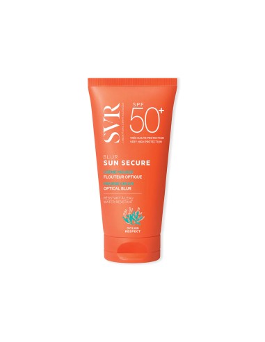 SVR Sun Secure Blur SPF50+ 50 ml Crema Solar Facial con Efecto Difuminador y Alta Protección