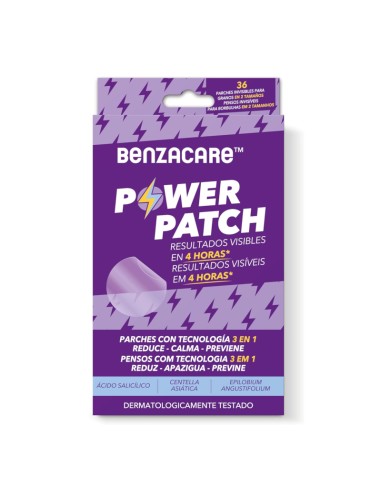 Benzacare Power Patch 36 Parches para las imperfecciones de la piel