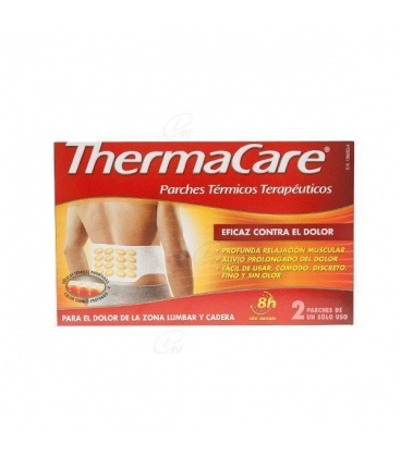 Thermacare Zona Lumbar Y Cadera Parches 2u